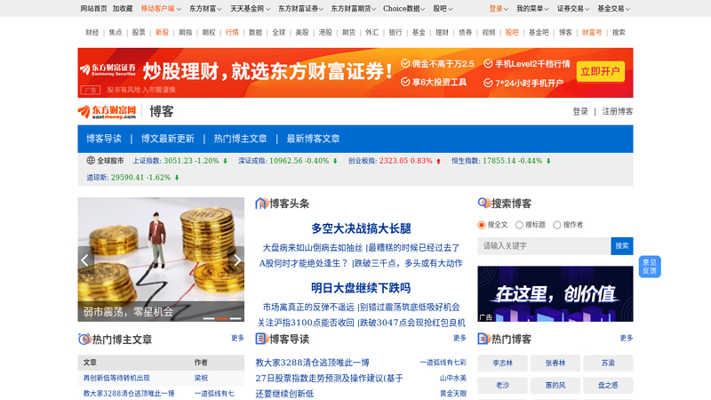 东方财富博客_东方财富网 缩略图