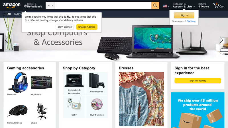 Amazon.com: Online Shopping for Electronics, Apparel, Computers, Books, DVDs & more 缩略图