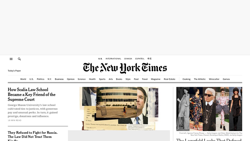 The New York Times - Breaking News, World News & Multimedia 缩略图