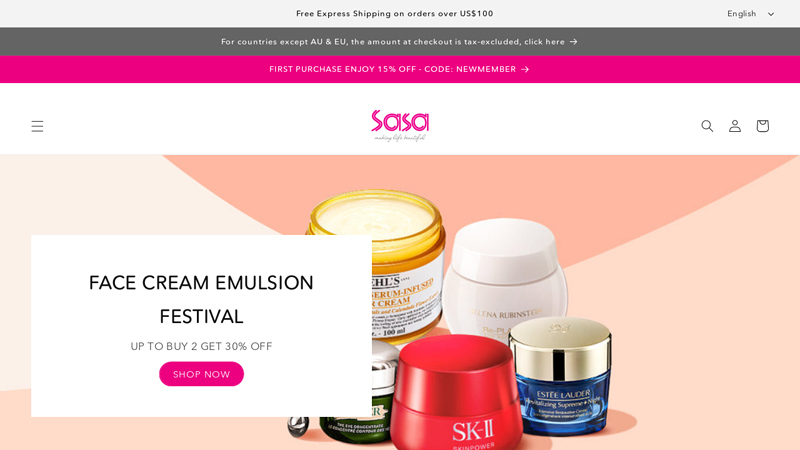 Sasa.com: Best Beauty & Health Care Products 缩略图